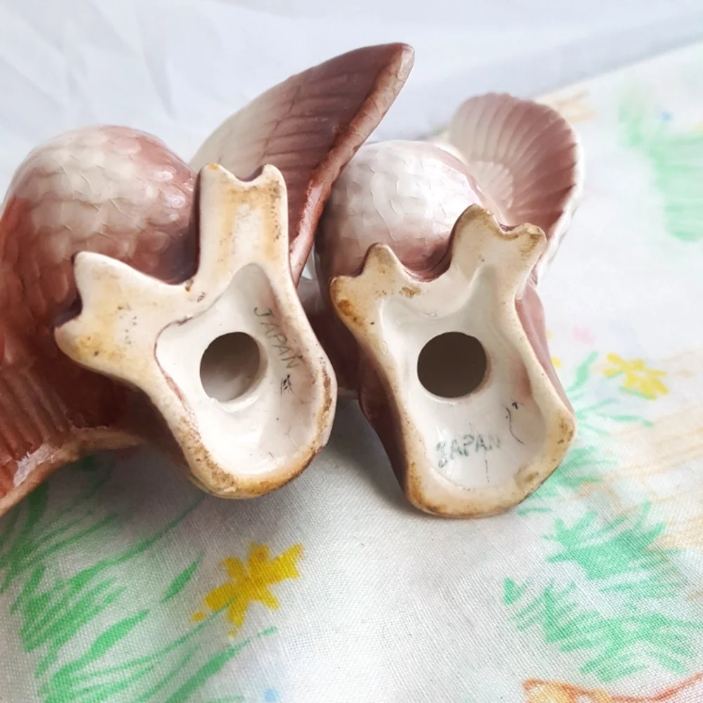 Vintage Owl Salt & Pepper Shakers Japan - Picture 8 of 8